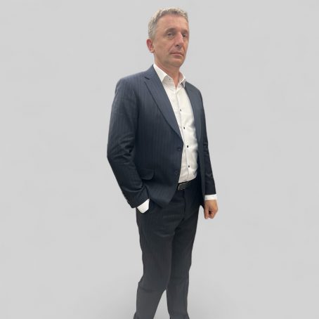 Новинка! Синий костюм в полоску